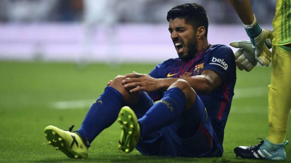 Luis Suárez, de baja varias semanas