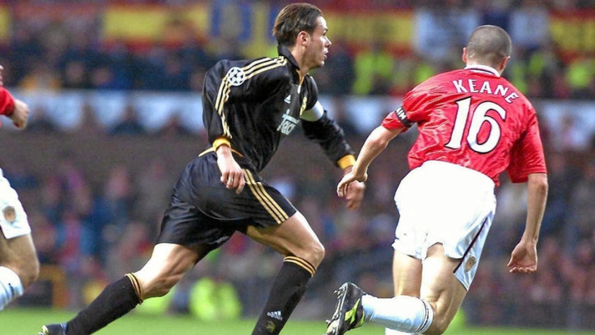 20 años del taconazo de Redondo en Old Trafford.