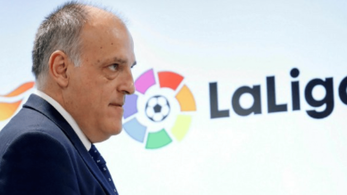 "El fútbol chino le muestra la realidad a Tebas: LaLiga no podrá empezar en mayo. Foto: Cadena COPE"