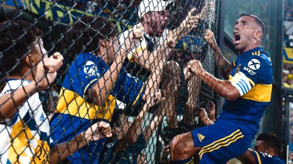 Cárlos Tévez, ídolo en Boc Juniors