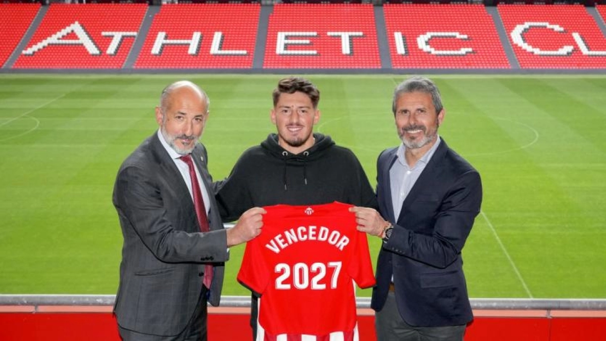 Unai Vencedor, jugador del Athletic de Bilbao: As.