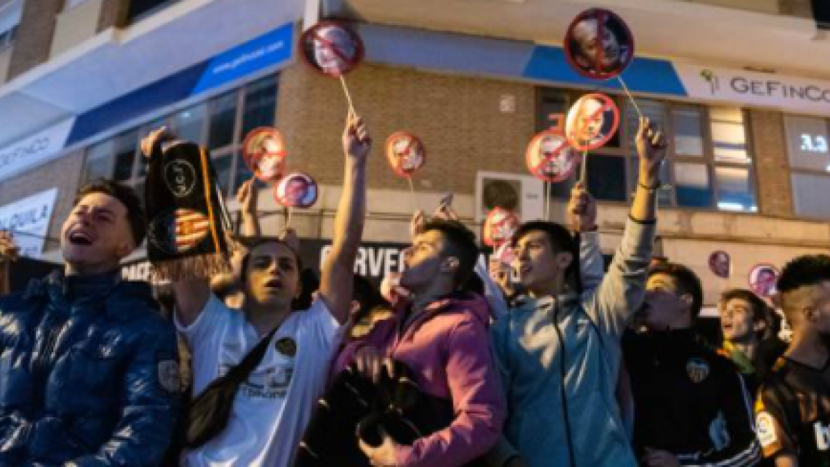 "La incierta situación del Valencia. Foto: Getty Images"