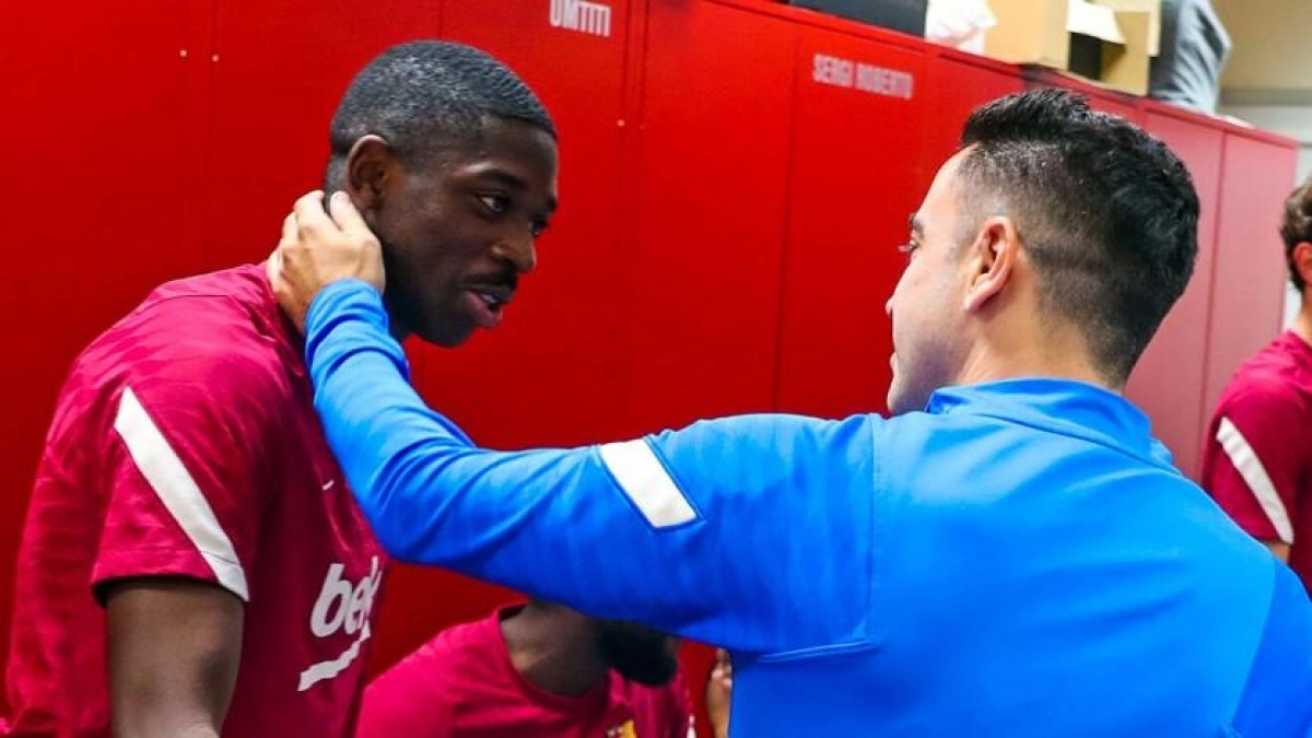Xavi se impone y multa a Dembélé - Foto: Marca