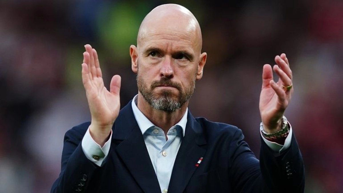 Erik ten Hag está enfadado con la directiva. Foto: Sky Sports