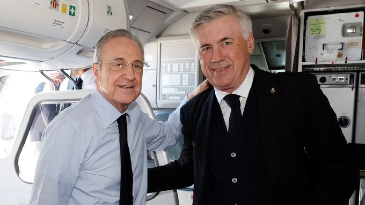 El presidente merengue quiere pescar en Catar. Foto: @realmadrid