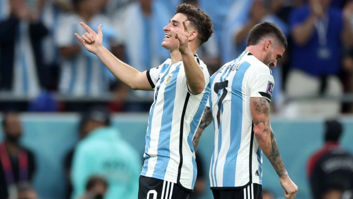 Argentina tiene un nuevo talento: Julián Álvarez. Foto: @Argentina