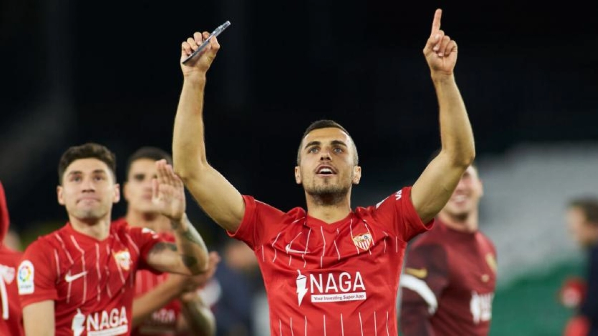 Joan Jordán, jugador del Sevilla. Foto: Diario de Sevilla
