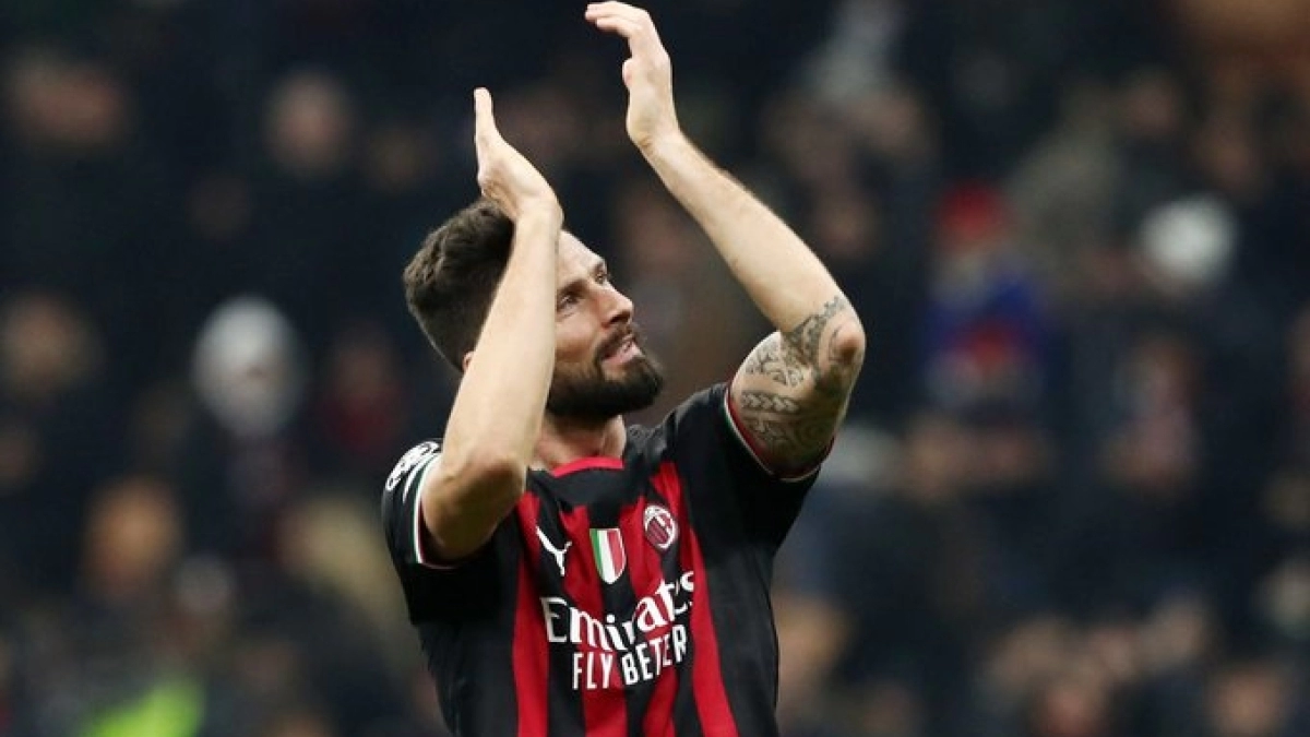 Giroud afirma su intención de renovar. Foto: @FabrizioRomano