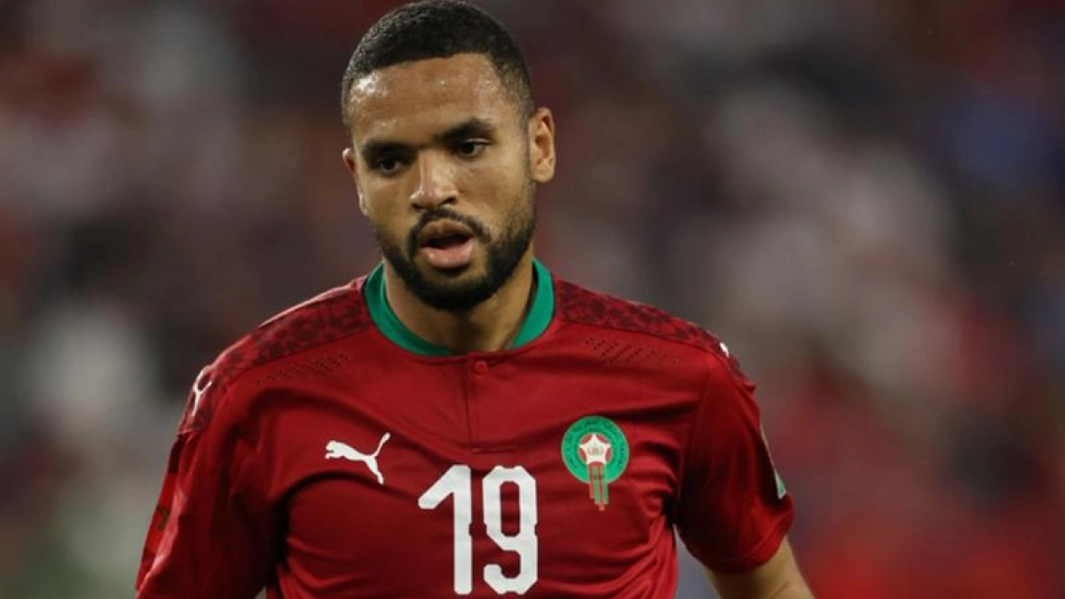 Youssef En-Nesyri con la elástica de la selección de Marruecos. Foto: Sevilla FC