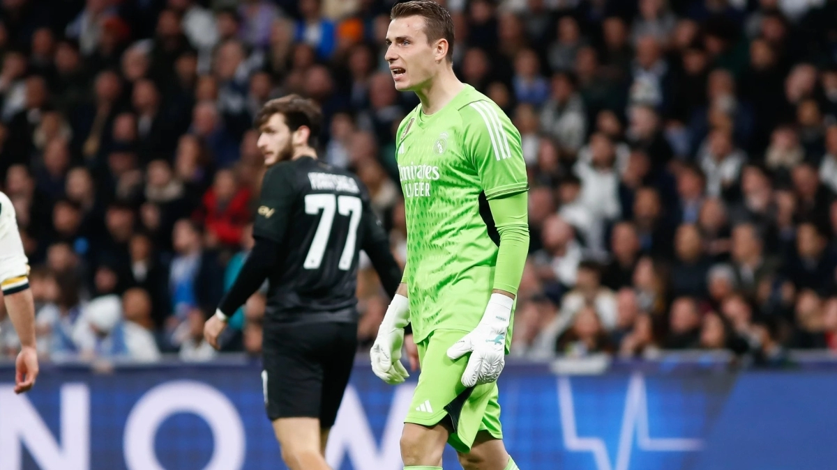 Lunin no tiene claro seguir en el Real Madrid / La Razon