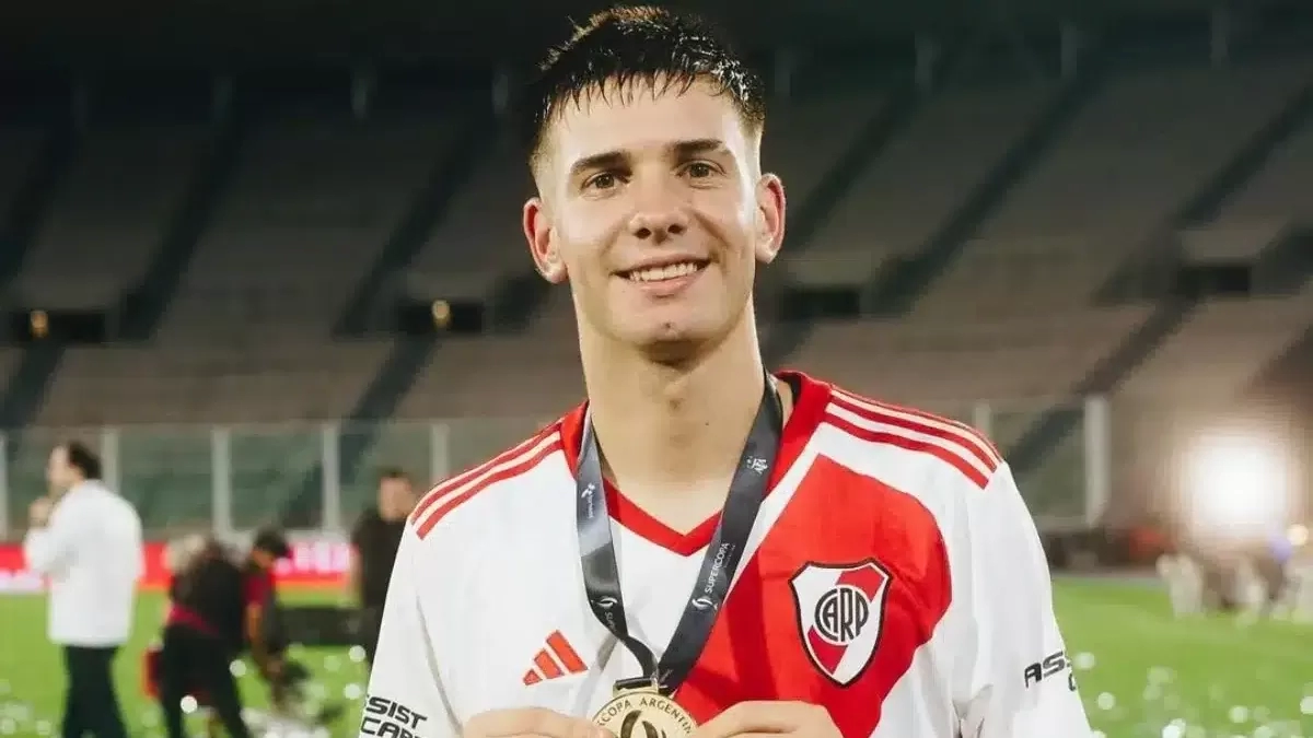 Mastantuono ya ganó un título con River / Prensa River