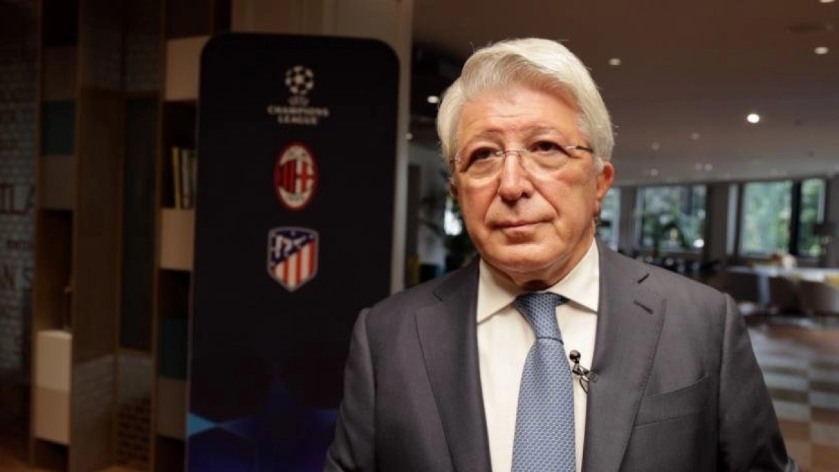 Enrique Cerezo, Presidente del Atlético de Madrid.