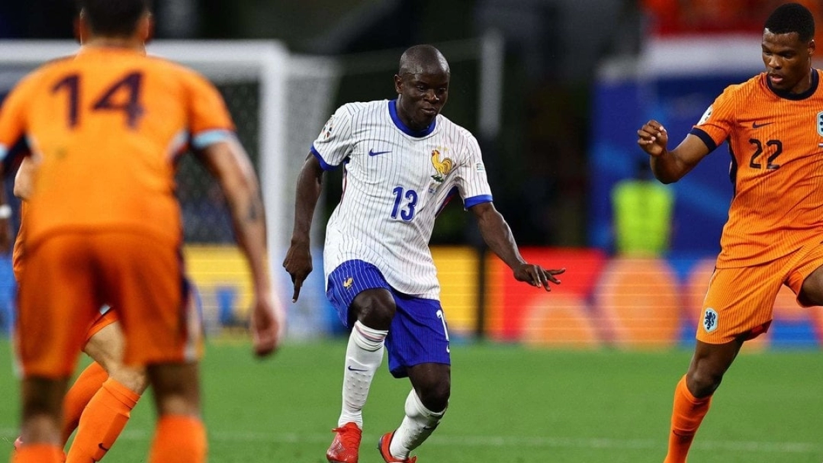 N´Golo Kanté, jugador de la Selección de Francia