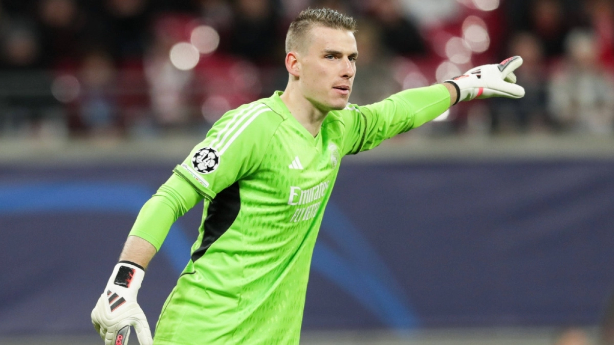 Andriy Lunin, portero del Real Madrid
