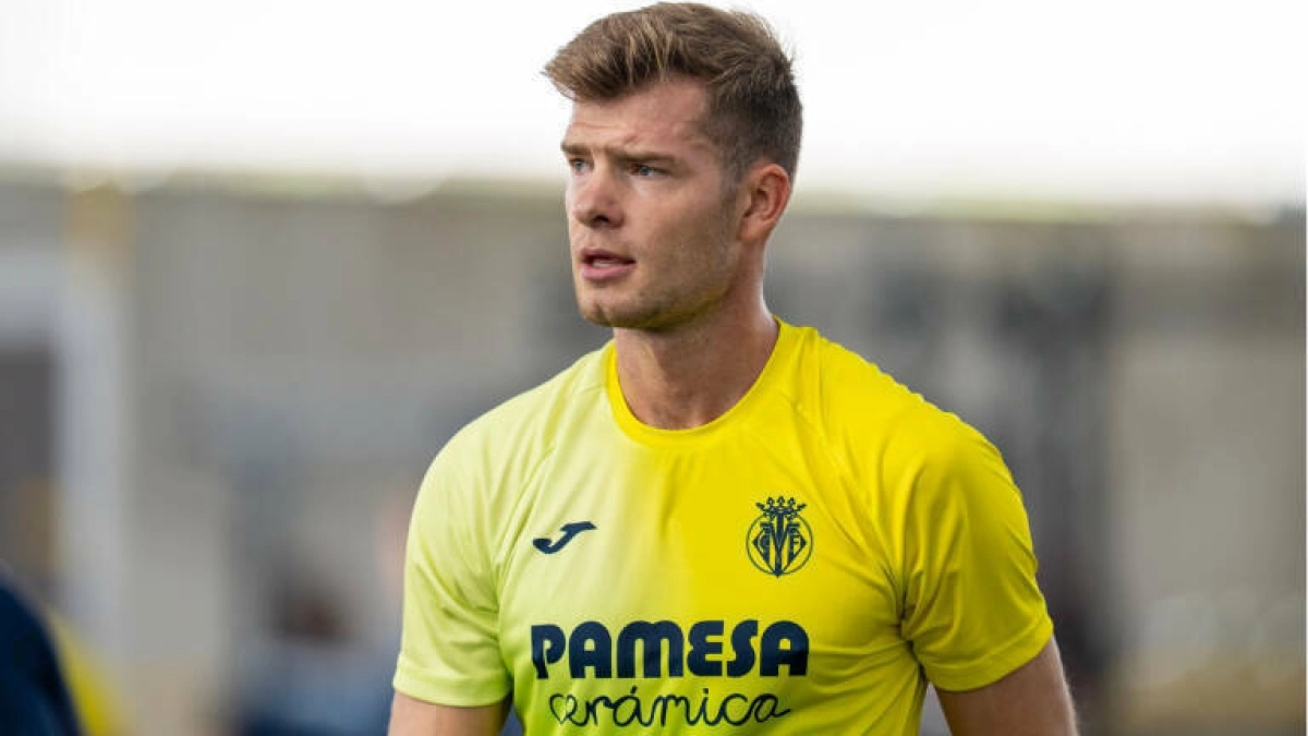 Alexander Sorloth, jugador del Villarreal. Está en la órbita de la Roma, que busca el fichaje de un delantero centro.