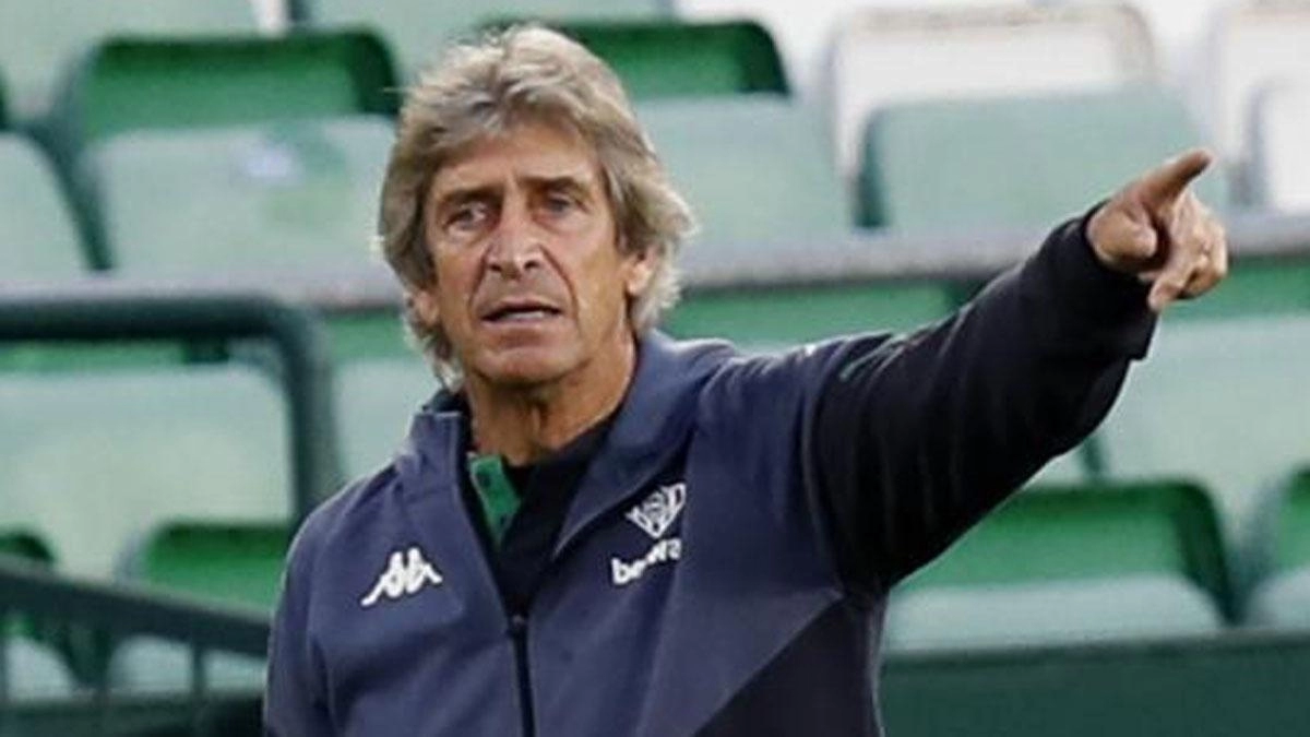 Manuel Pellegrini, entrenador del Betis.