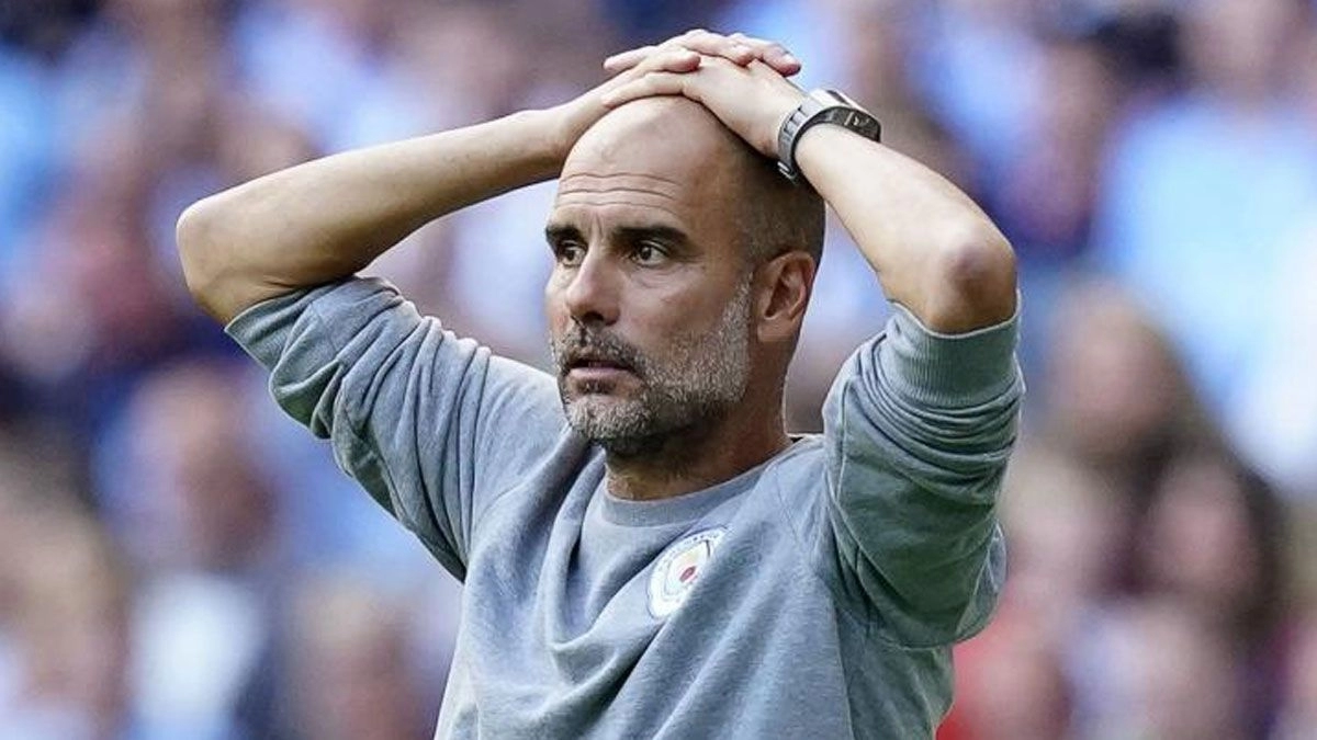 Pep Guardiola, entrenador del Manchester City que apostó por el fichaje de Kalvin Phillips.