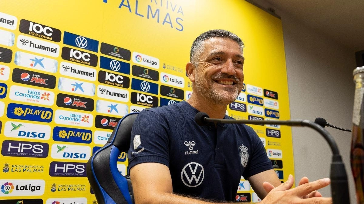 García Pimienta, exentrenador de Las Palmas y actualmente en el Sevilla.