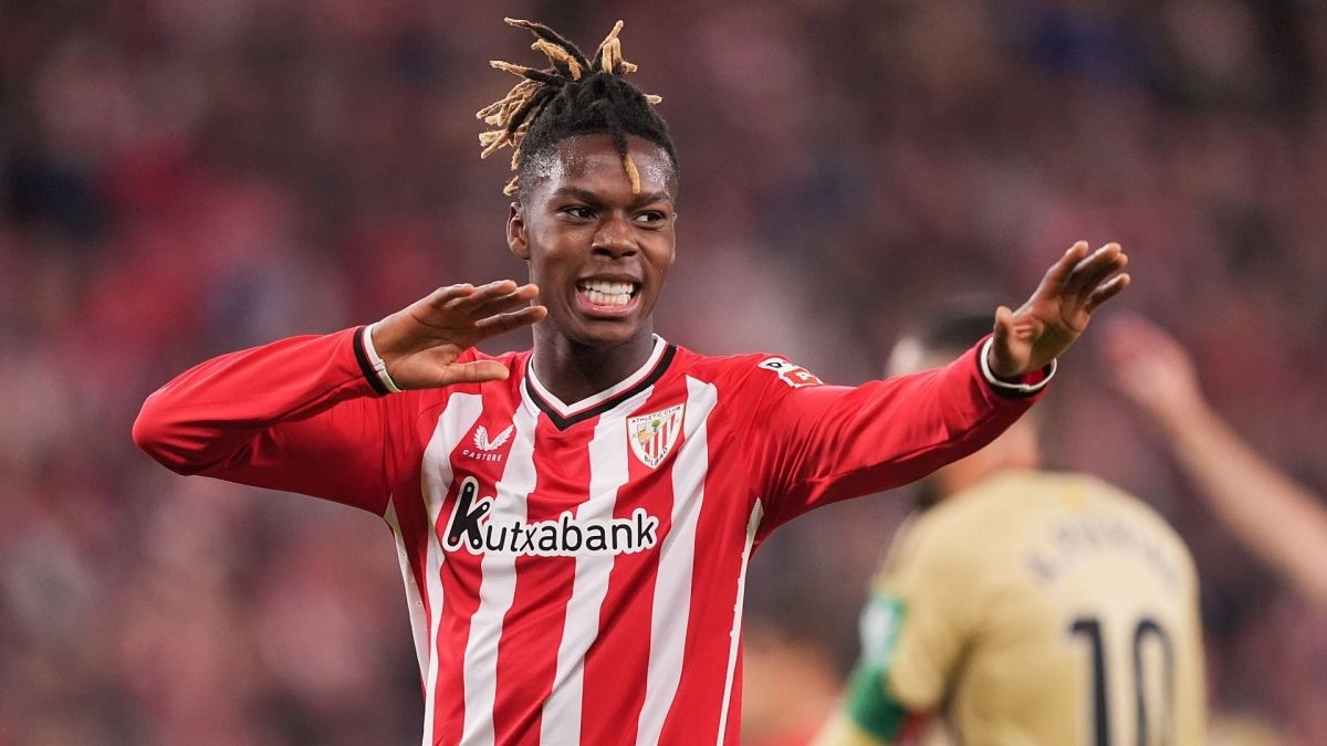 Nico Williams, player for Athletic Club and star of Spain, interests FC Barcelona.