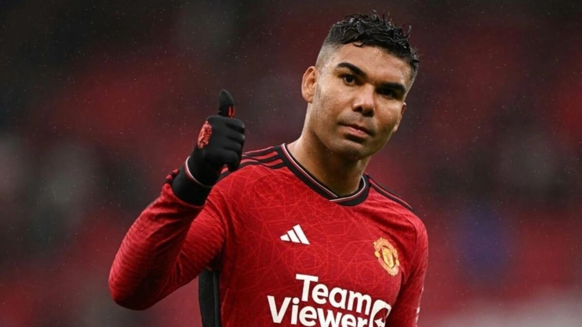 Casemiro, centrocampista del Manchester United que podría fichar por un equipo de Arabia Saudí