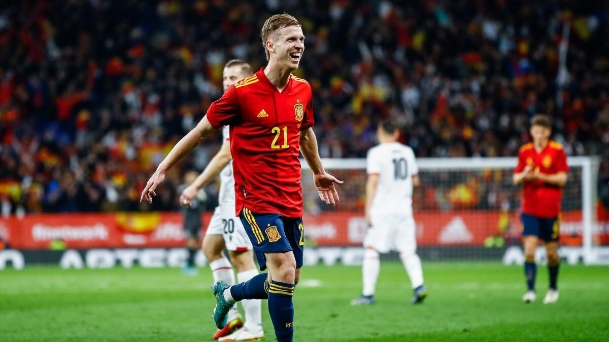Dani Olmo, jugador español del RB Leipzig que podría salir del club alemán en verano