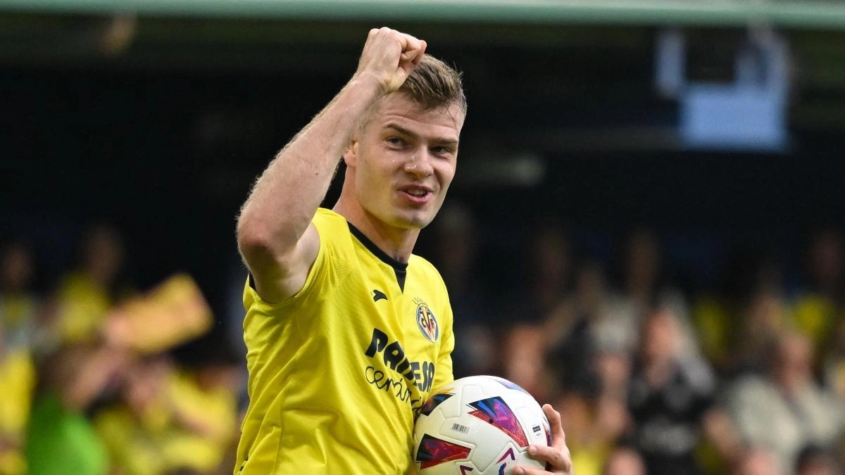 <p>Alexander Sorloth, player of Villarreal, who will sign with Atlético de Madrid.</p>