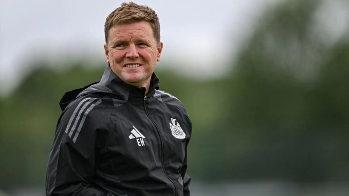 Eddie Howe, entrenador del Newcastle United.