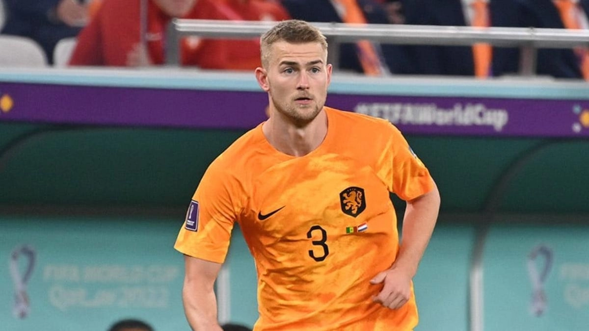 De Ligt, player of Bayern Munich and the Netherlands national team.
