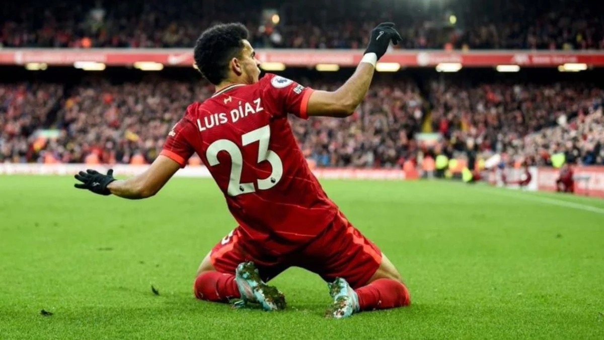 Luis Díaz, Colombian player from Liverpool who could leave Anfield