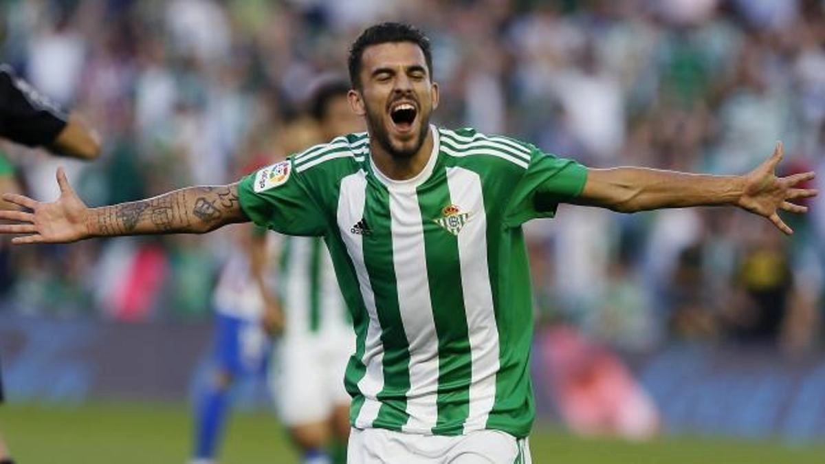 Dani Ceballos, Real Madrid player, during his time at Betis.