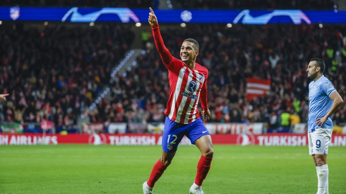Samu Lino, jugador del Atlético de Madrid