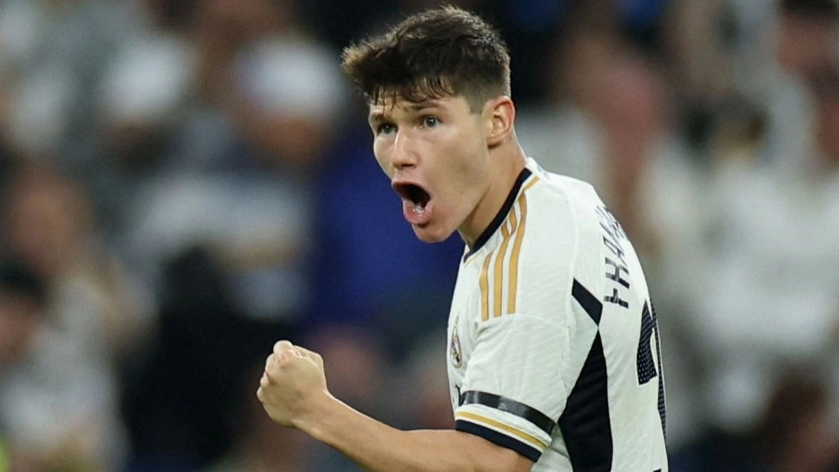 Fran García, lateral zurdo del Real Madrid