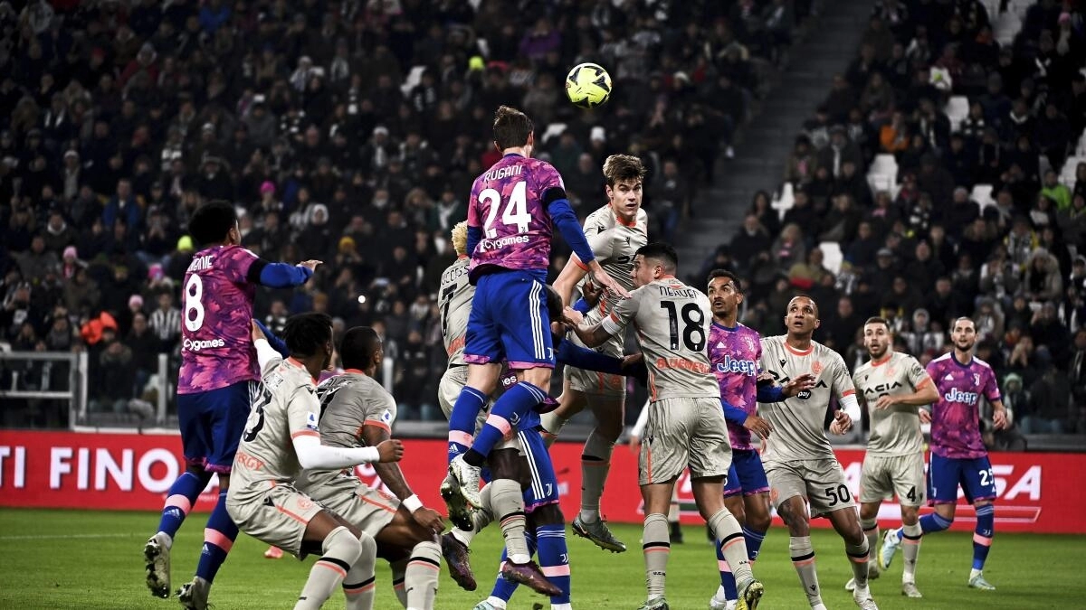 Imagen de un partido de la Juventus de Turín