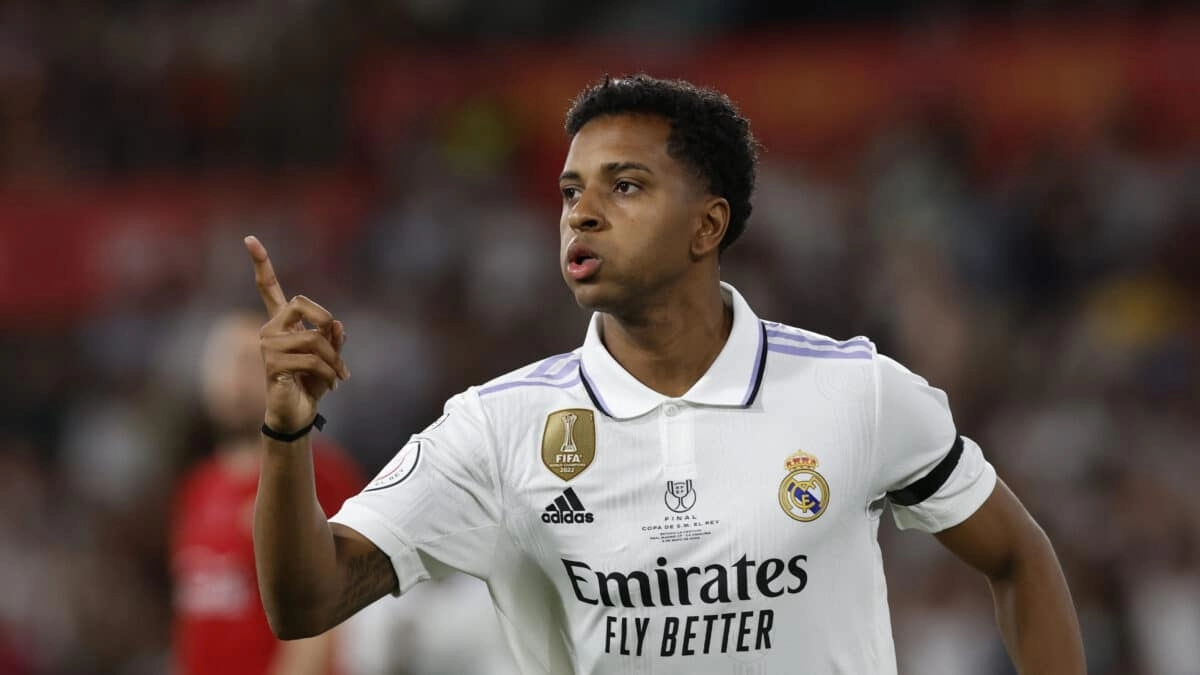Rodrygo, a Real Madrid player who could leave the club in the summer of 2025.