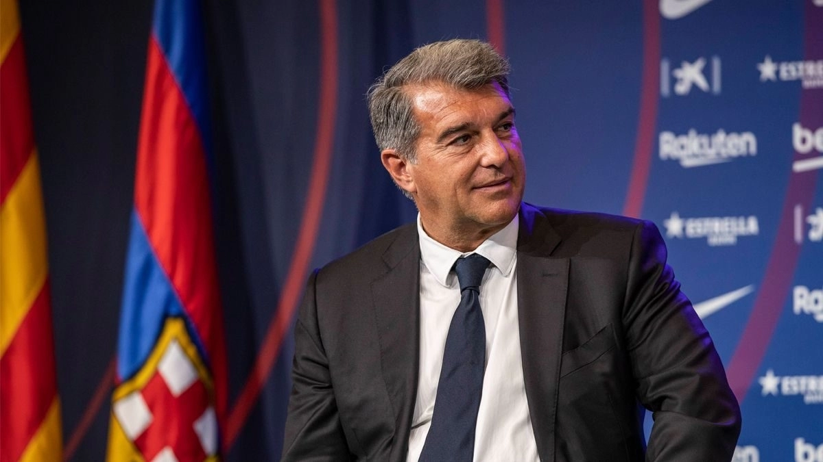 Joan Laporta, president of FC Barcelona