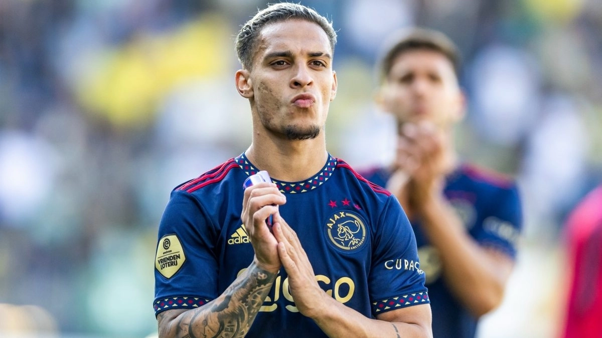 Antony, jugador del Manchester United