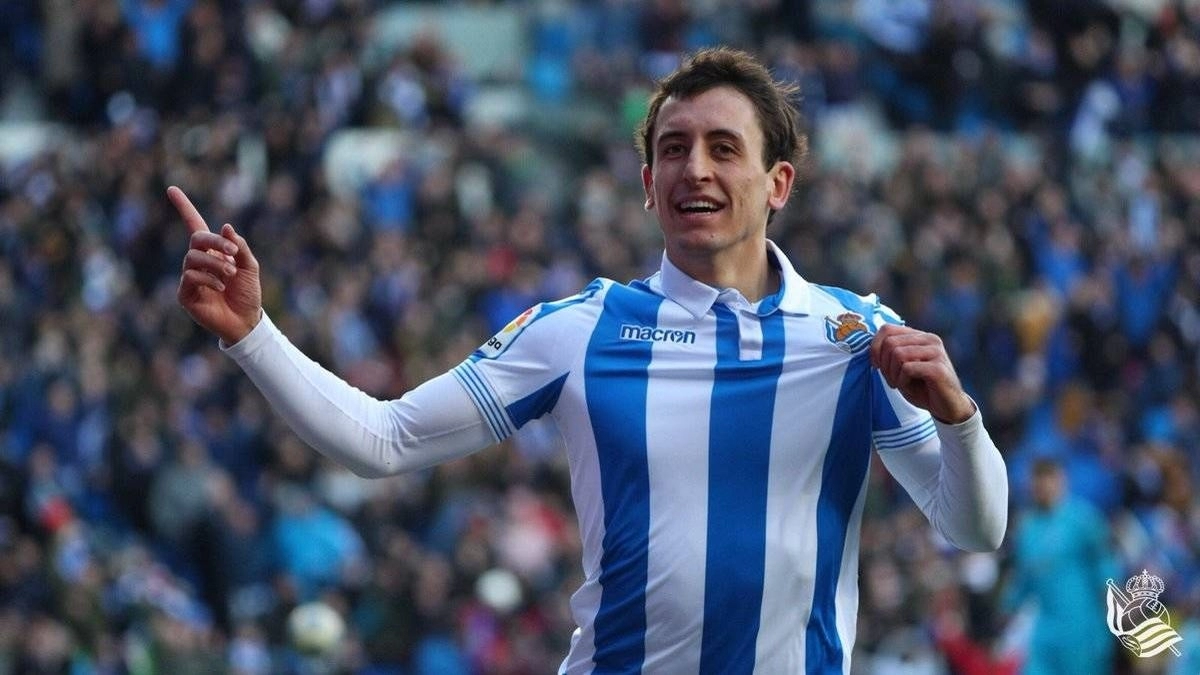 Mikel Oyarzabal, captain of Real Sociedad