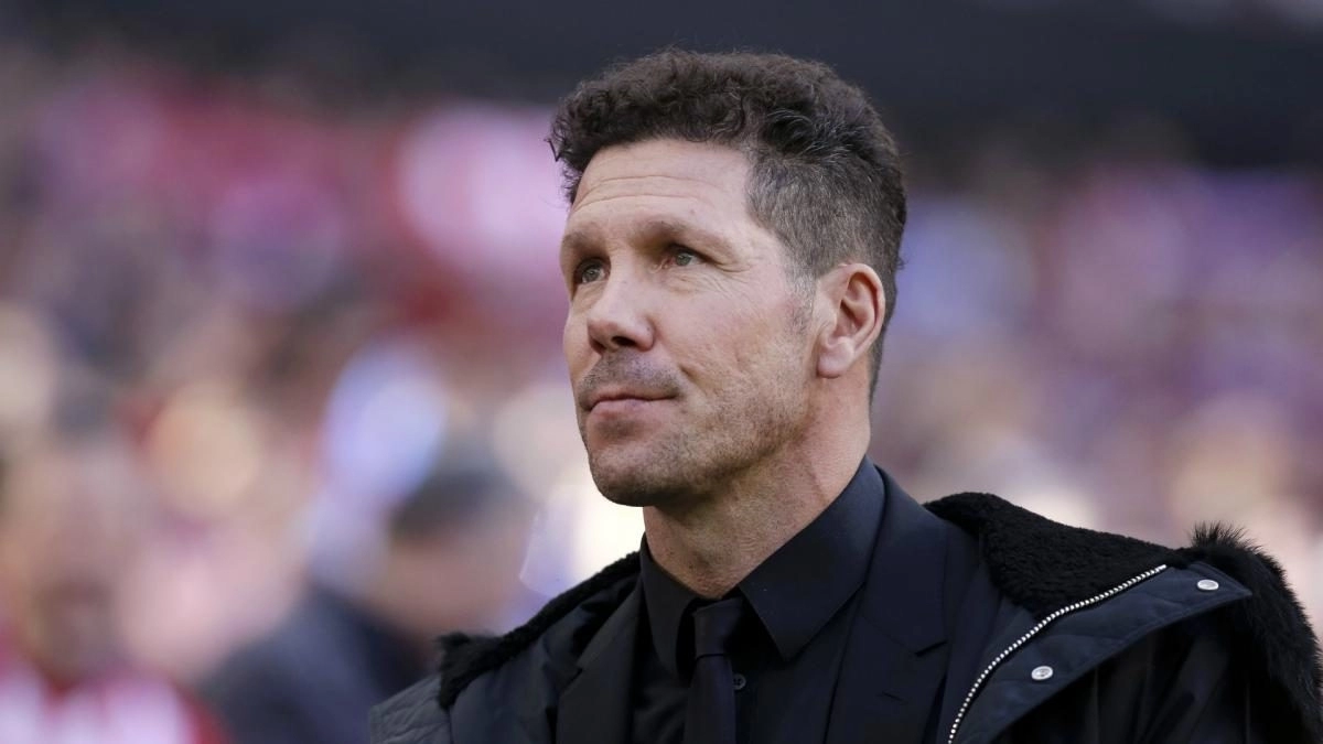 Diego Simeone, coach of Atlético de Madrid.