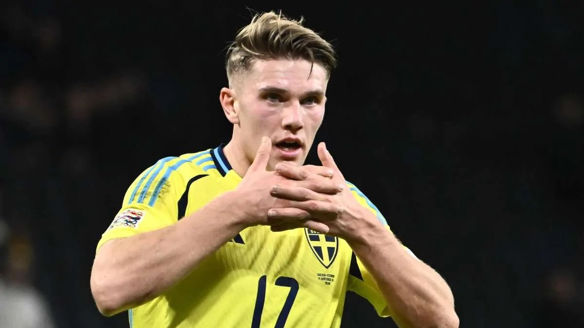 Viktor Gyökeres, delantero titular del Sporting de Lisboa