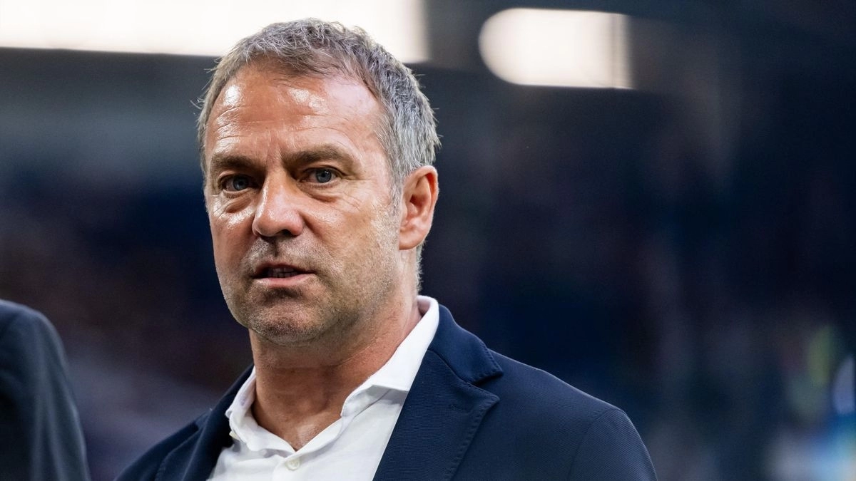 <p>Hansi Flick, current coach of FC Barcelona </p>