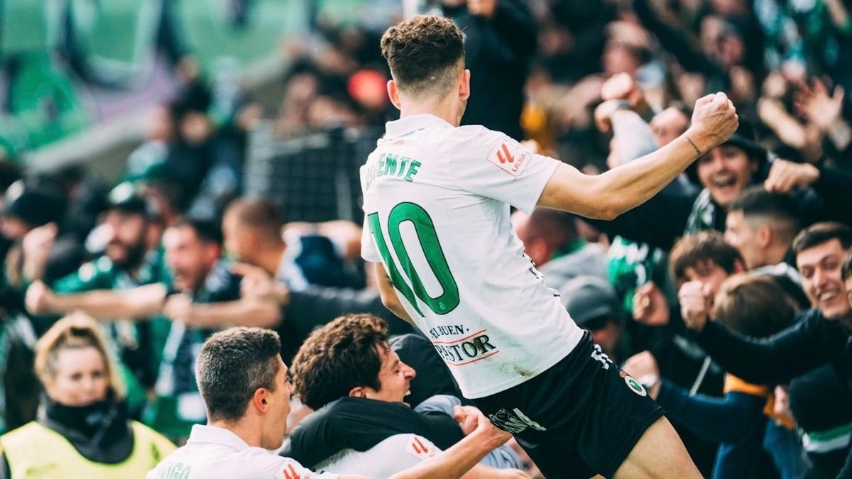 Íñigo Vicente, jugador del Racing de Santander