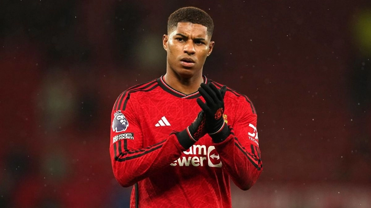 <p>Marcus Rashford, forward of Manchester United</p>