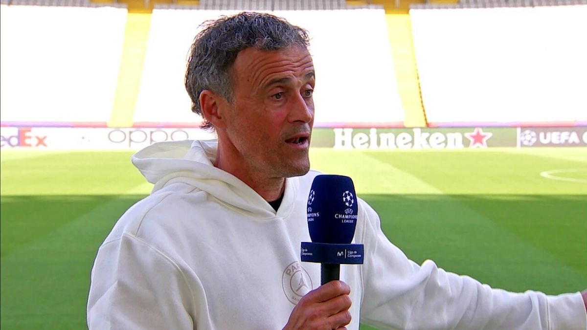 Luis Enrique, current coach of PSG