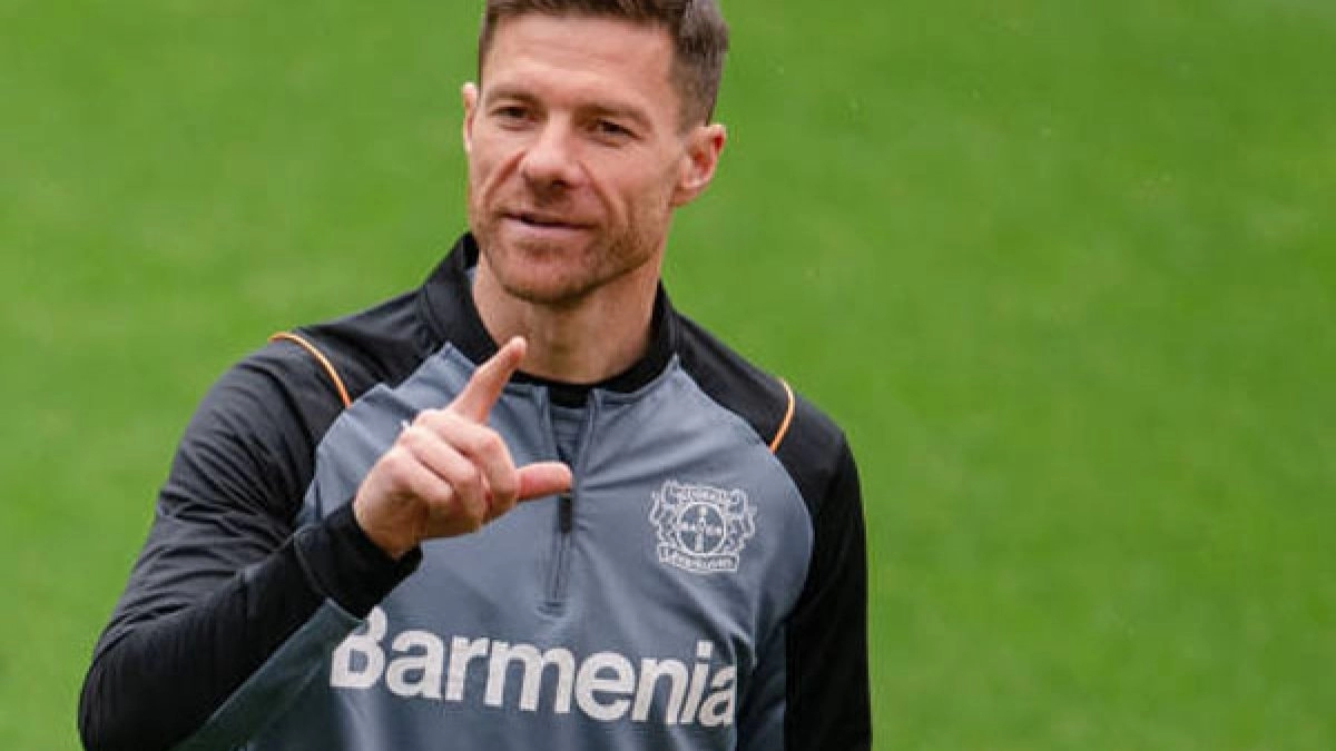 Xabi Alonso, actual entrenador del Bayer Leverkusen