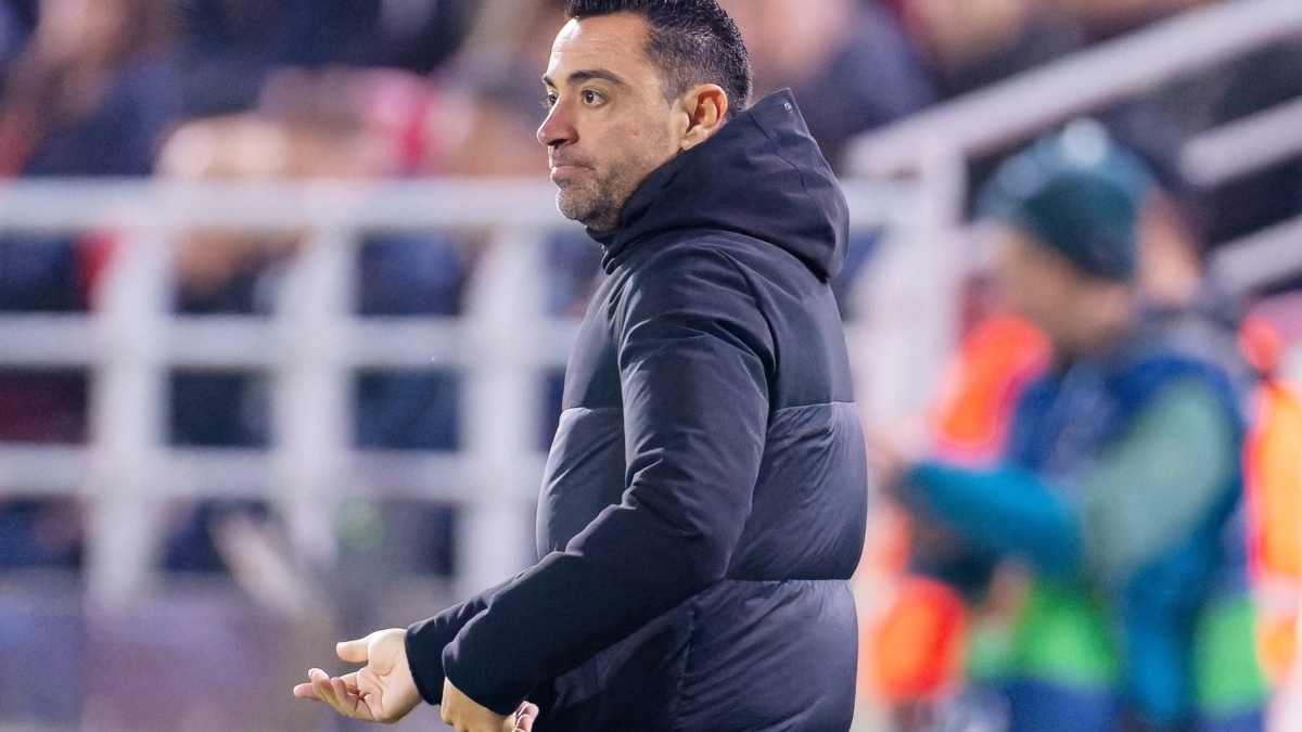 Xavi Hernández, former coach of Barcelona