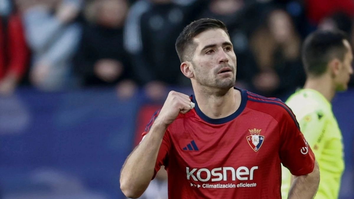 Jesús Areso, right-back for Osasuna