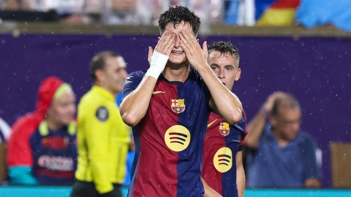 Pau Víctor, forward for FC Barcelona.