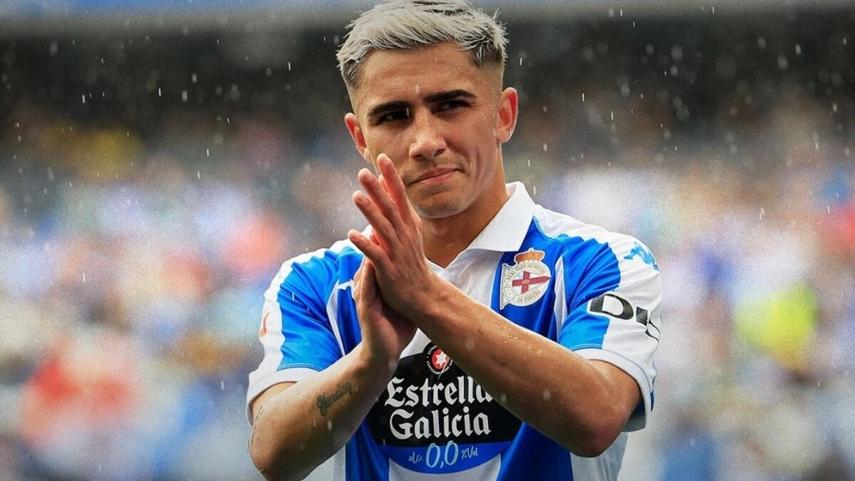 Yeremay Hernández, futbolista del Deportivo de La Coruña