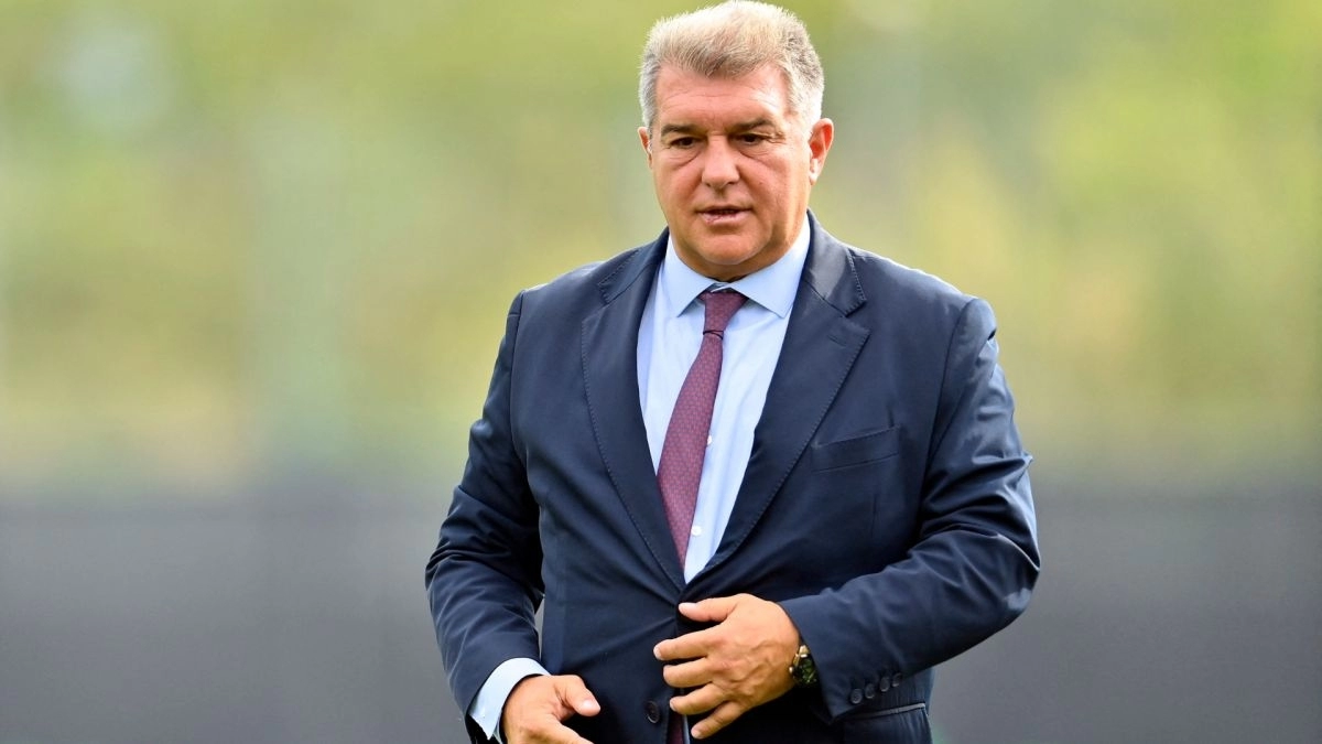 Joan Laporta, presidente del FC Barcelona