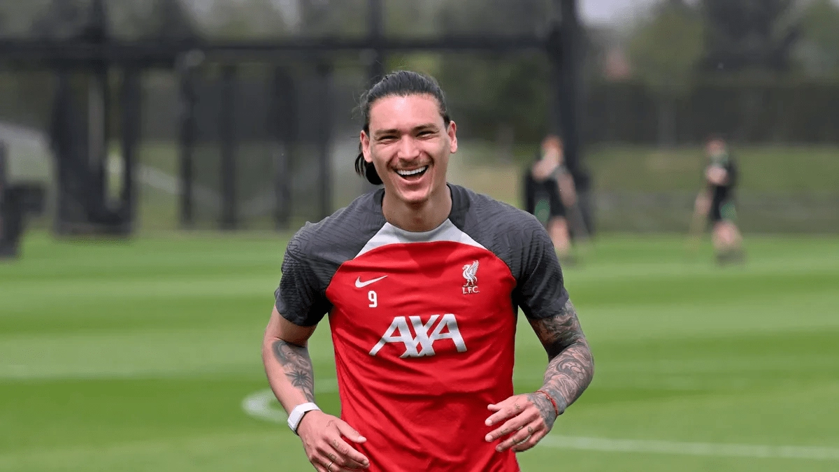 Darwin Núñez, delantero del Liverpool 